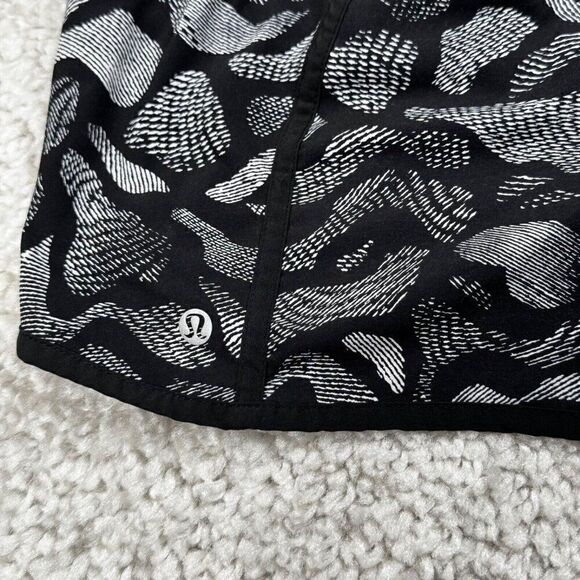 Lululemon Tracker Short Mini Warp White Black - Picture 10 of 14